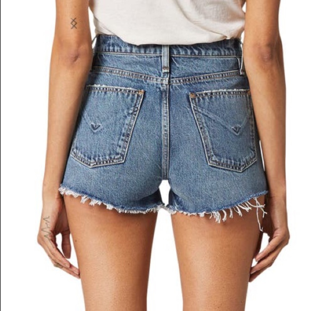 Hudson Jeans | Cara High Waist Cutoff Denim Shorts - Picture 2 of 5